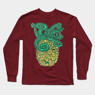 Pineapple Octopus Long Sleeve T-Shirt